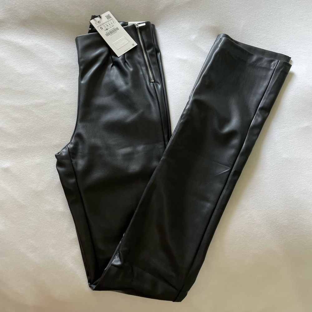 ZARA LEATHER PANTS
